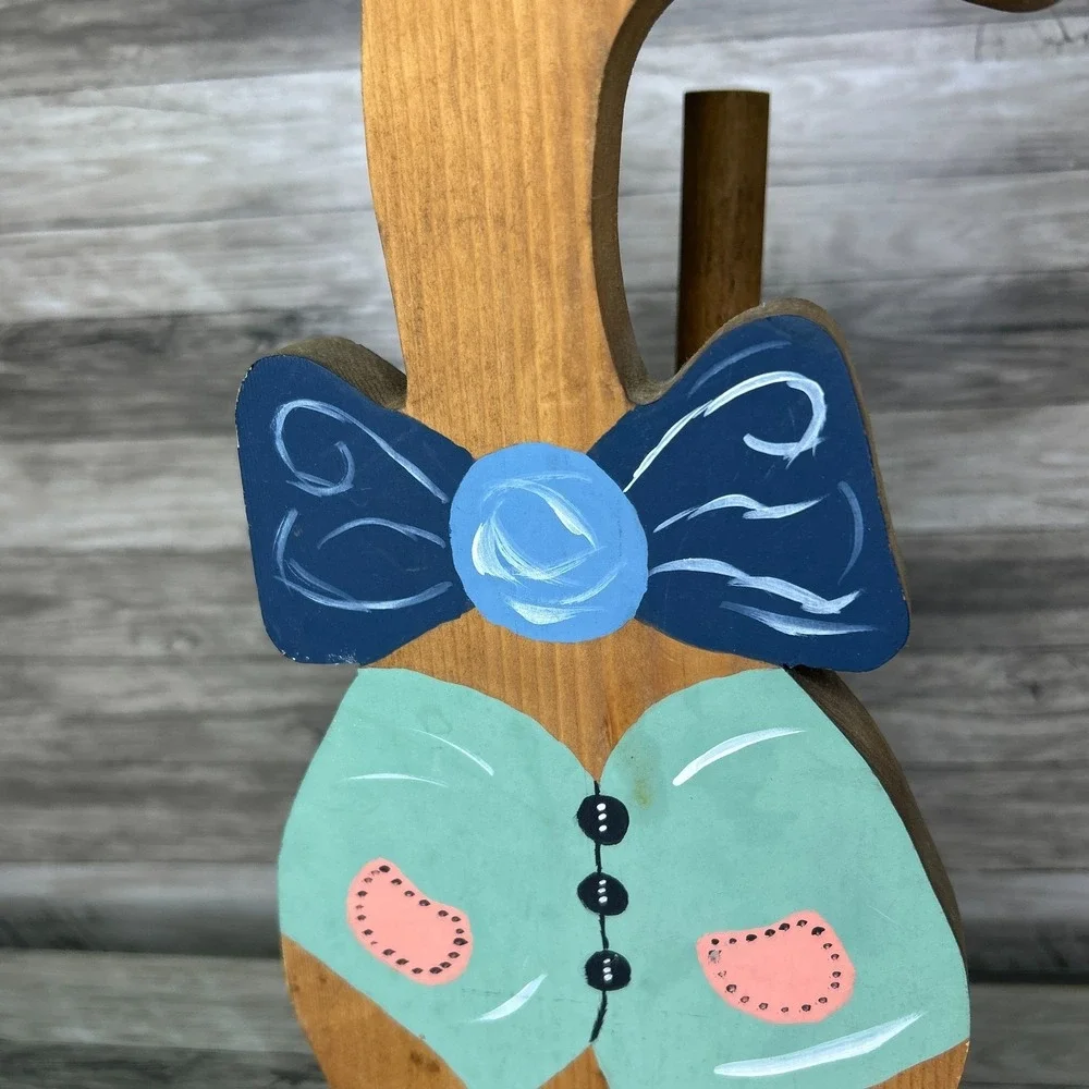 Wooden Goose Paper Towel Holder‎ Country Rustic Cottage Granny Kitschy Vintage